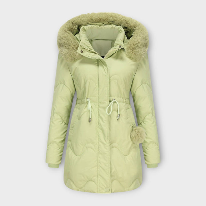 Sabrina Insulated Elegant Ladies Parka Jacket For Winter