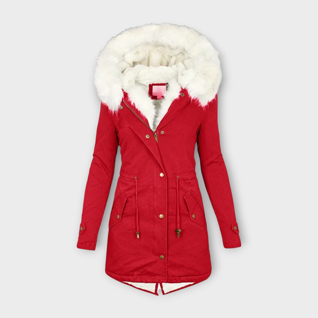 Ivara Waterproof Fur Lined Winter Jacket For All Weather