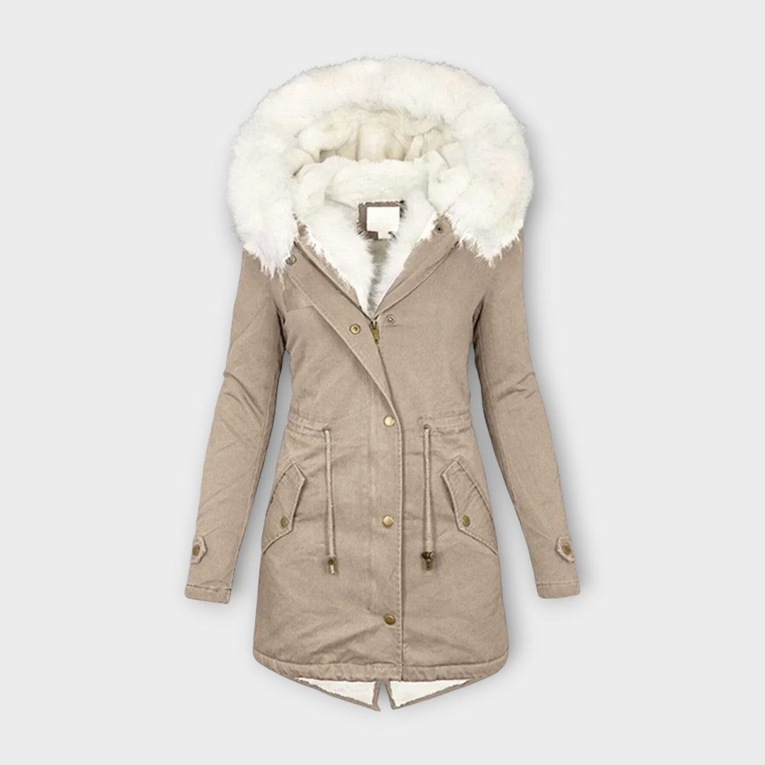 Ivara Waterproof Fur Lined Winter Jacket For All Weather