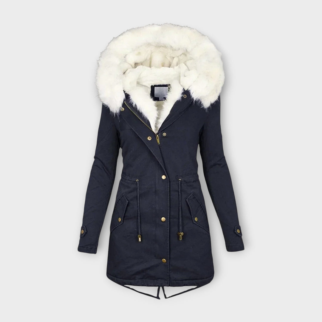 Ivara Waterproof Fur Lined Winter Jacket For All Weather