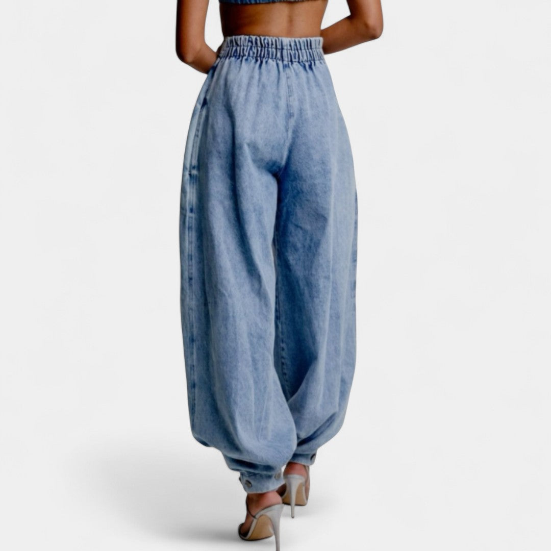 Nausika Balloon Leg Jeans With High Waist Everyday Wear