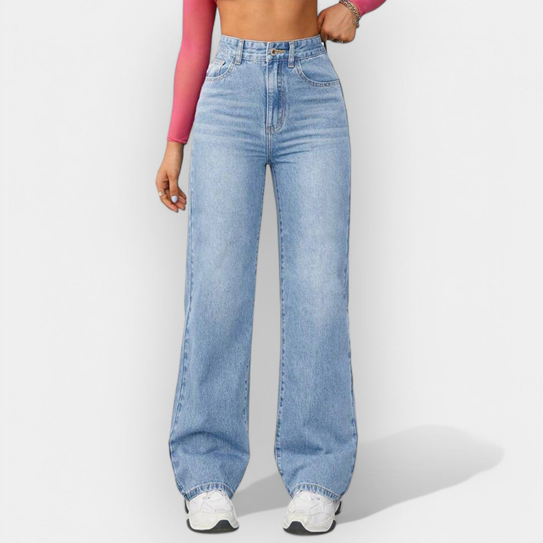Timeless Straight Leg Jeans Classic Fit Denim Essential