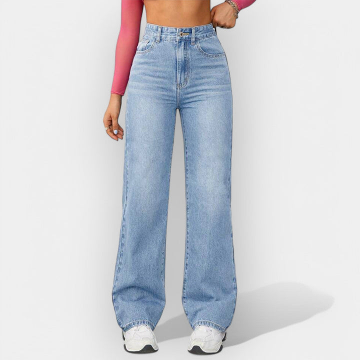 Timeless Straight Leg Jeans Classic Fit Denim Essential