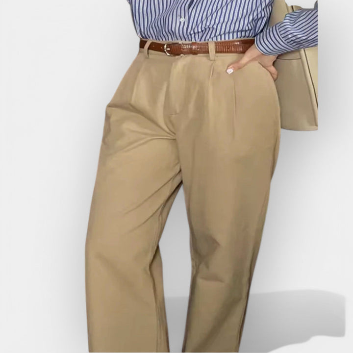 Summer Capri Trousers Lightweight Calf Length Chic