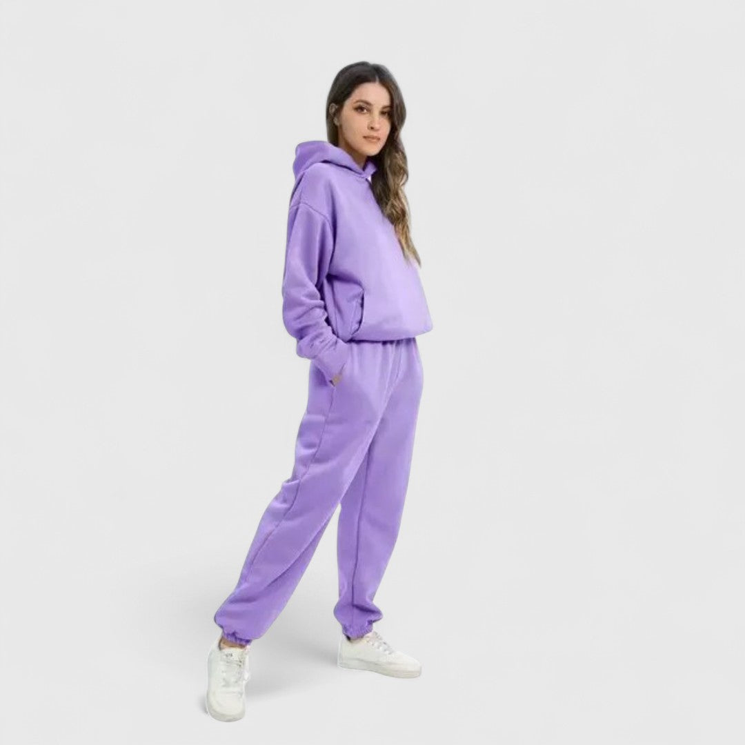 Aphrodite Cozy Hoodie Set With Trousers For Daily Comfort
