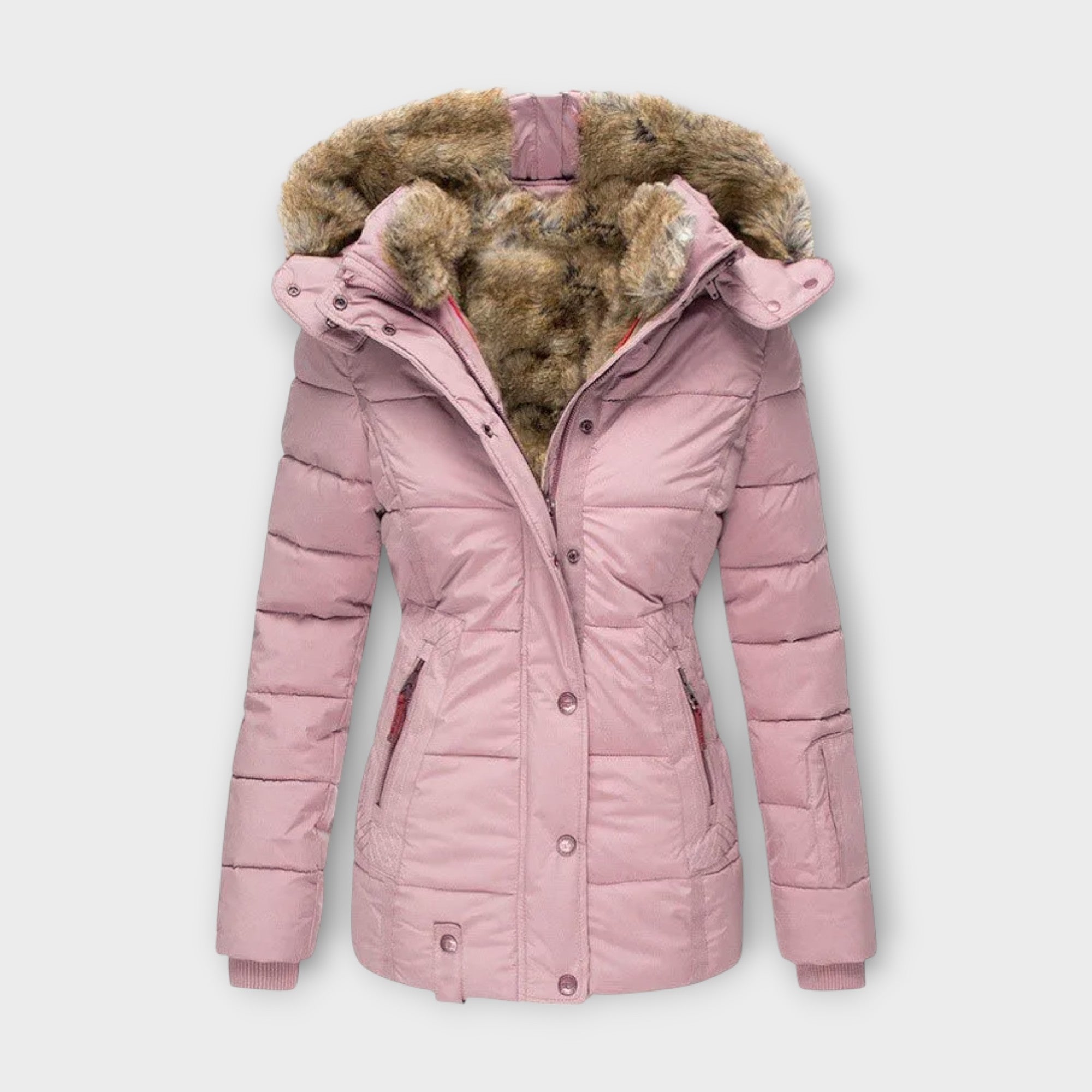 Emine Cosy Fur Lined Jacket With Premium Comfort And Style