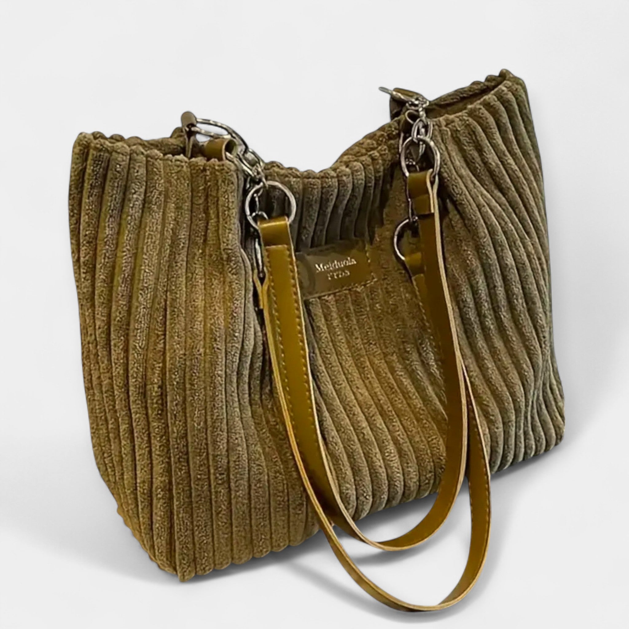 Everyday Elegance Corduroy Bag With Adjustable Strap