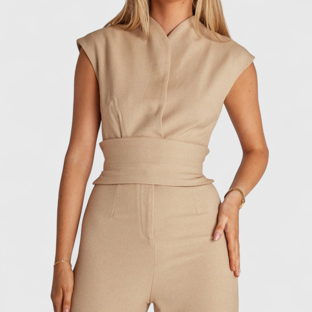 Evgenia Sleeveless Jumpsuit With Comfortable Everyday Fit