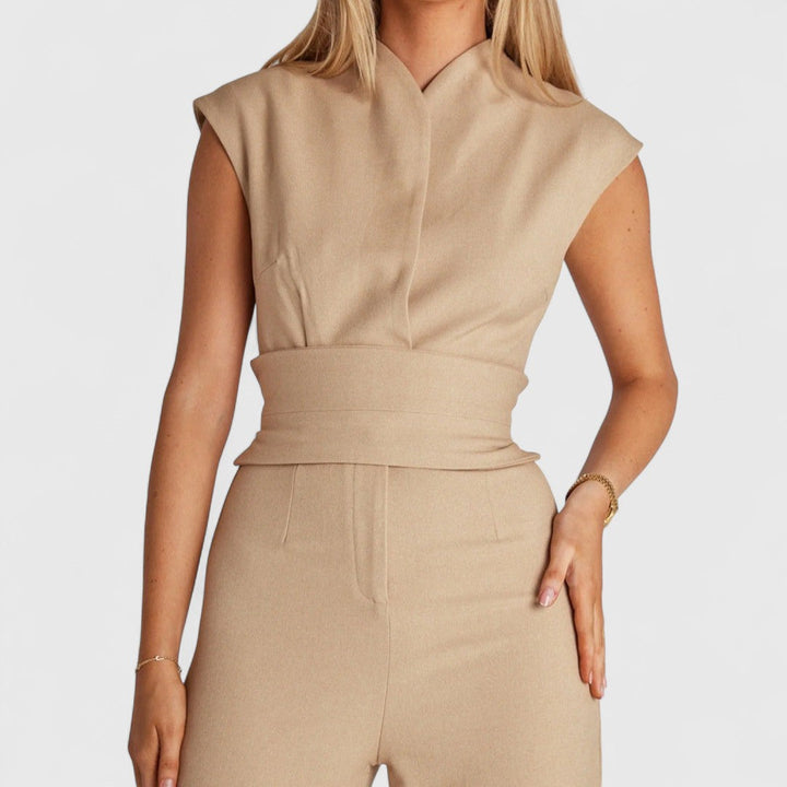 Evgenia Sleeveless Jumpsuit With Comfortable Everyday Fit