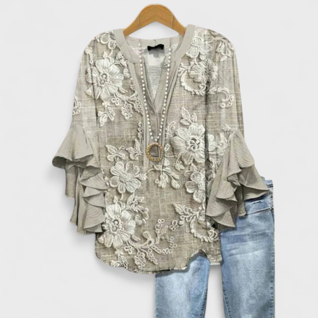 Kalliroe Lightweight Elegant Blouse For Everyday Wear
