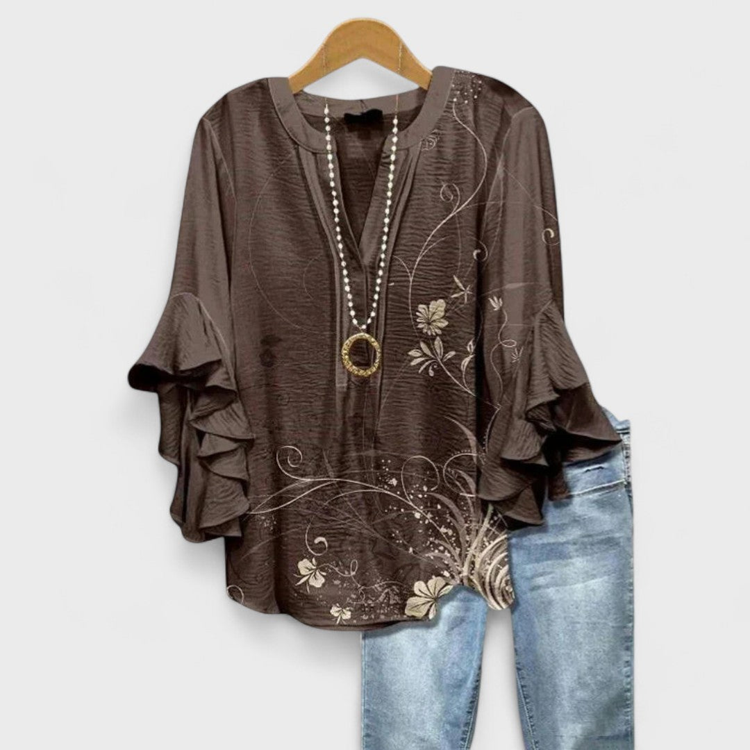 Kalliroe Lightweight Elegant Blouse For Everyday Wear
