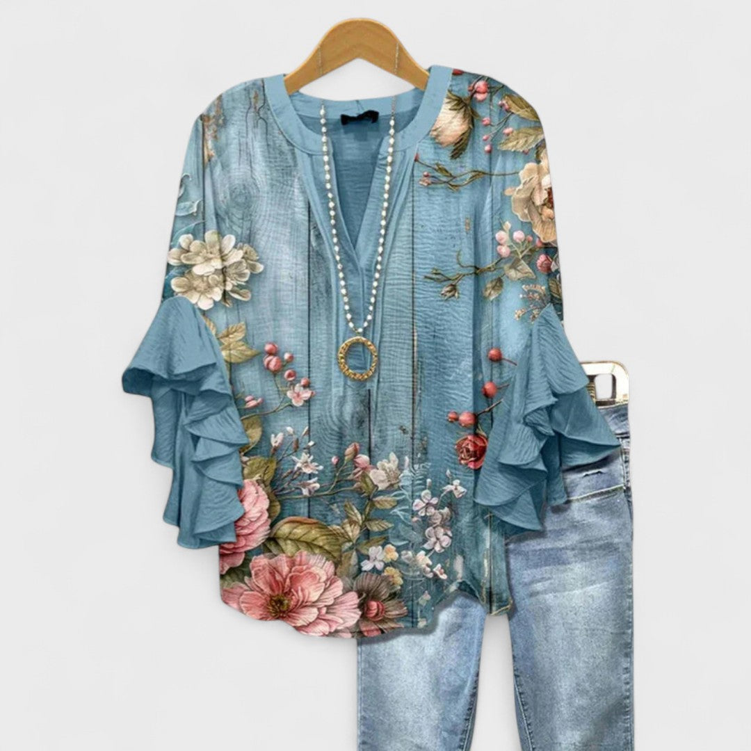 Kalliroe Lightweight Elegant Blouse For Everyday Wear