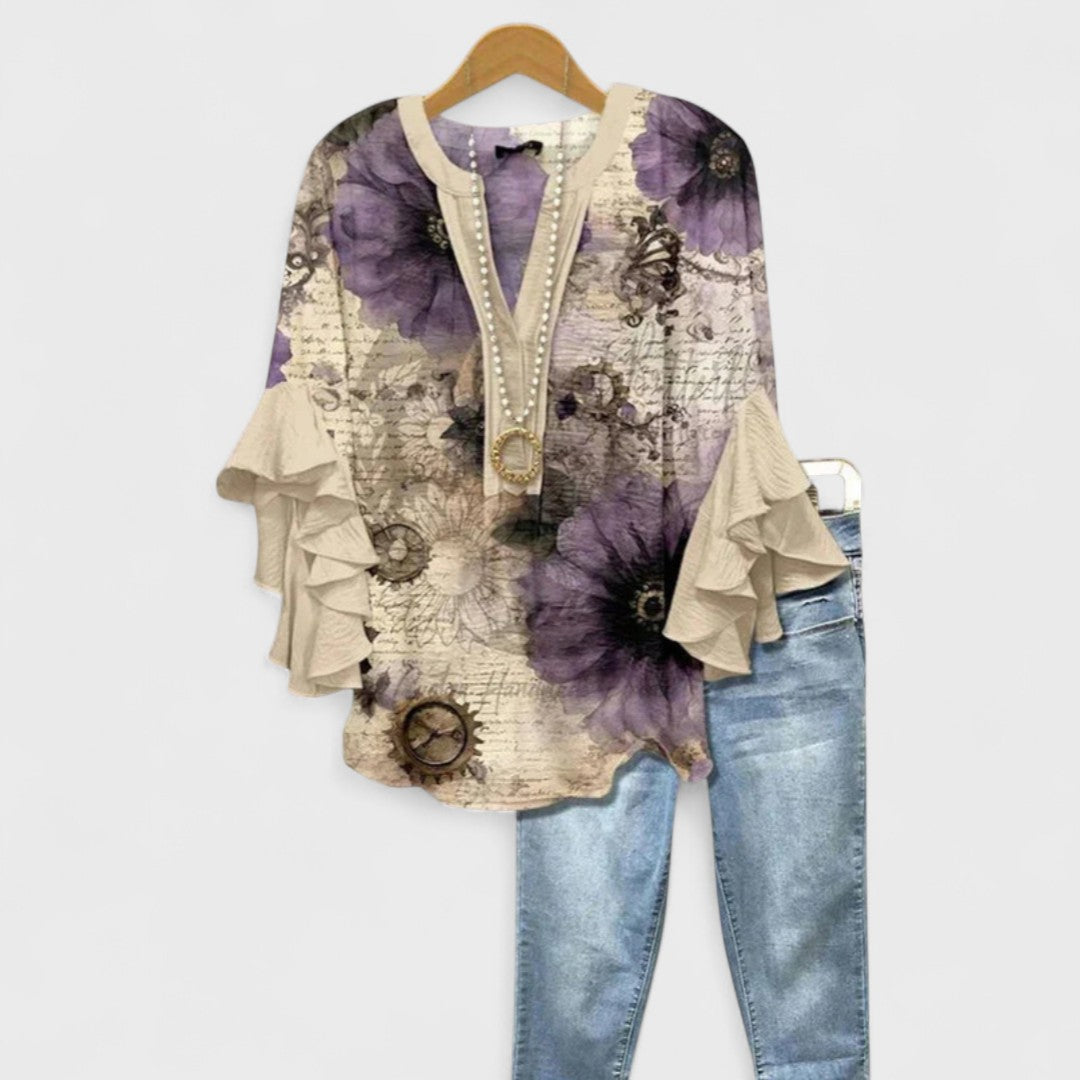 Kalliroe Lightweight Elegant Blouse For Everyday Wear