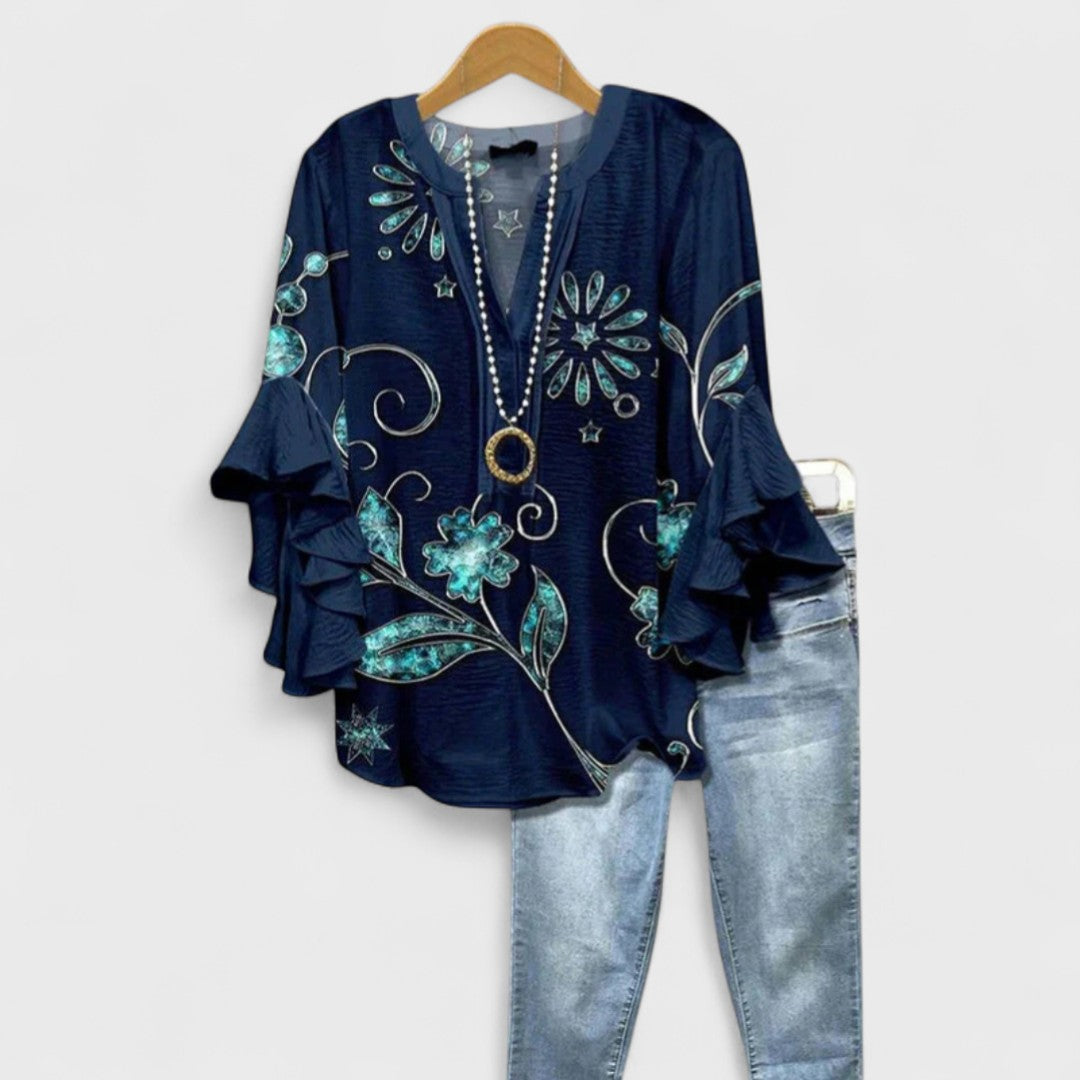 Kalliroe Lightweight Elegant Blouse For Everyday Wear