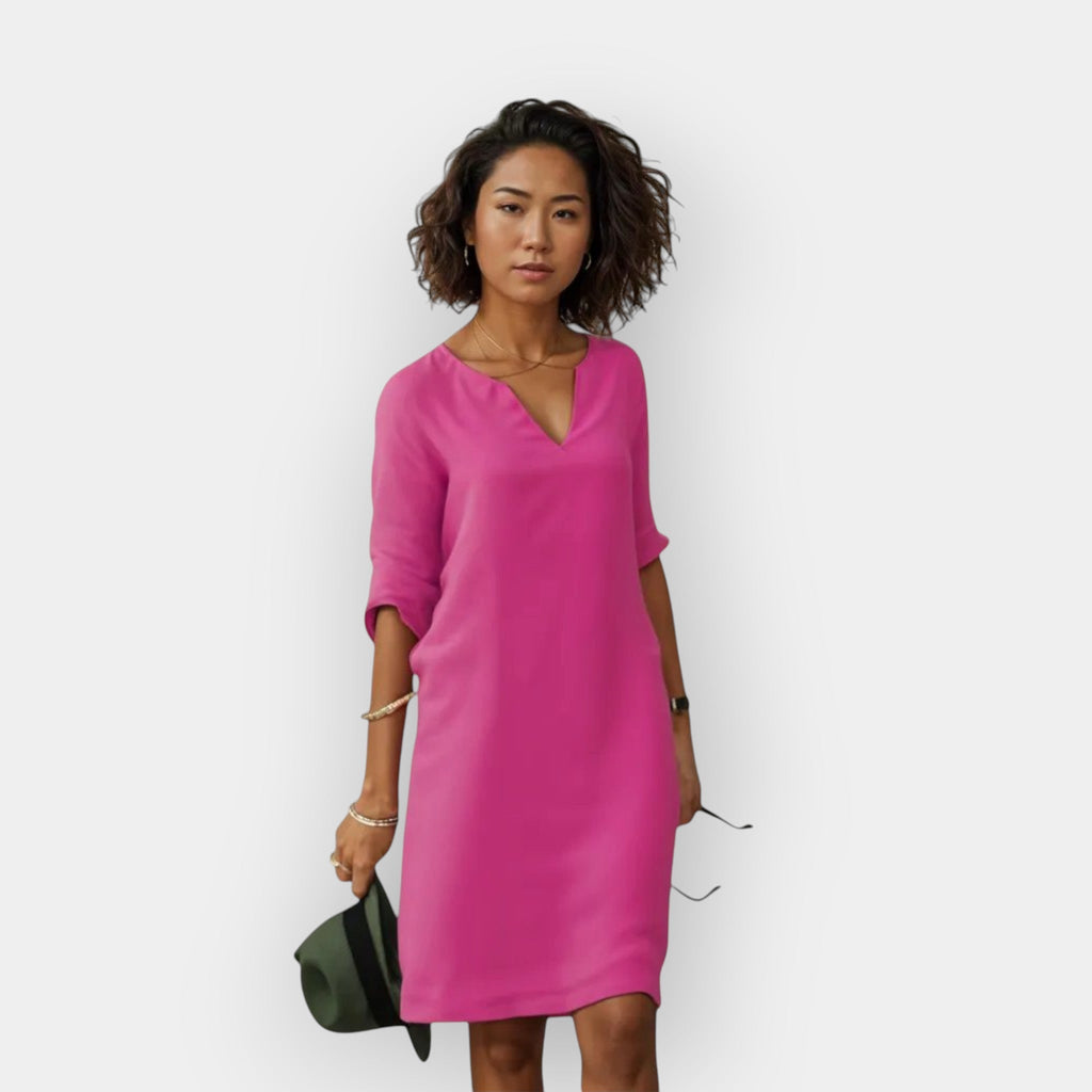 Summer Light Dress With Airy Fabric And Flattering Fit