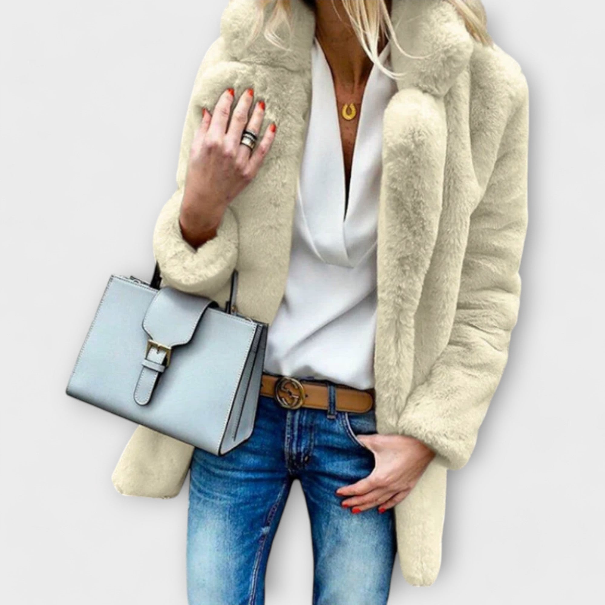 Luna Warm Fluffy Winter Jacket for Cosy Everyday Comfort