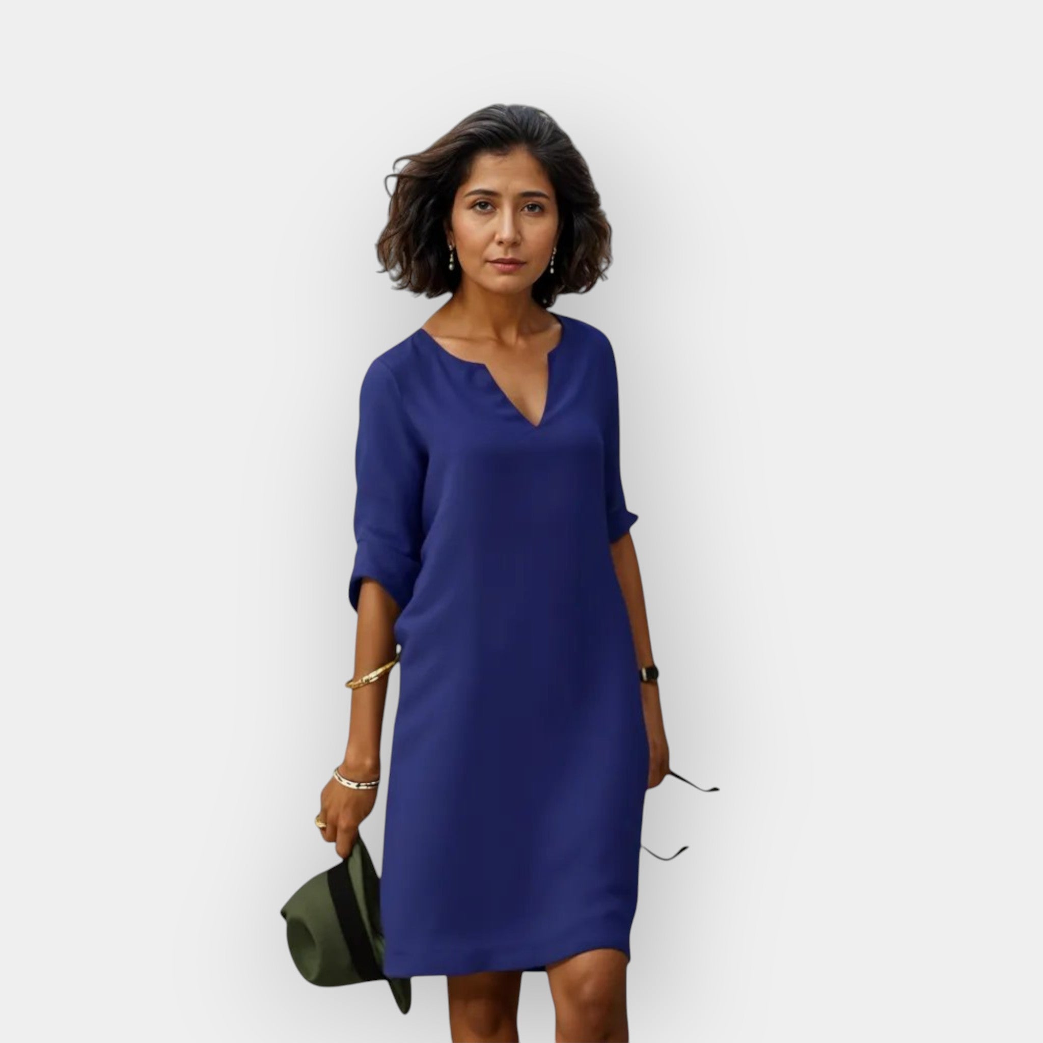 Summer Light Dress With Airy Fabric And Flattering Fit