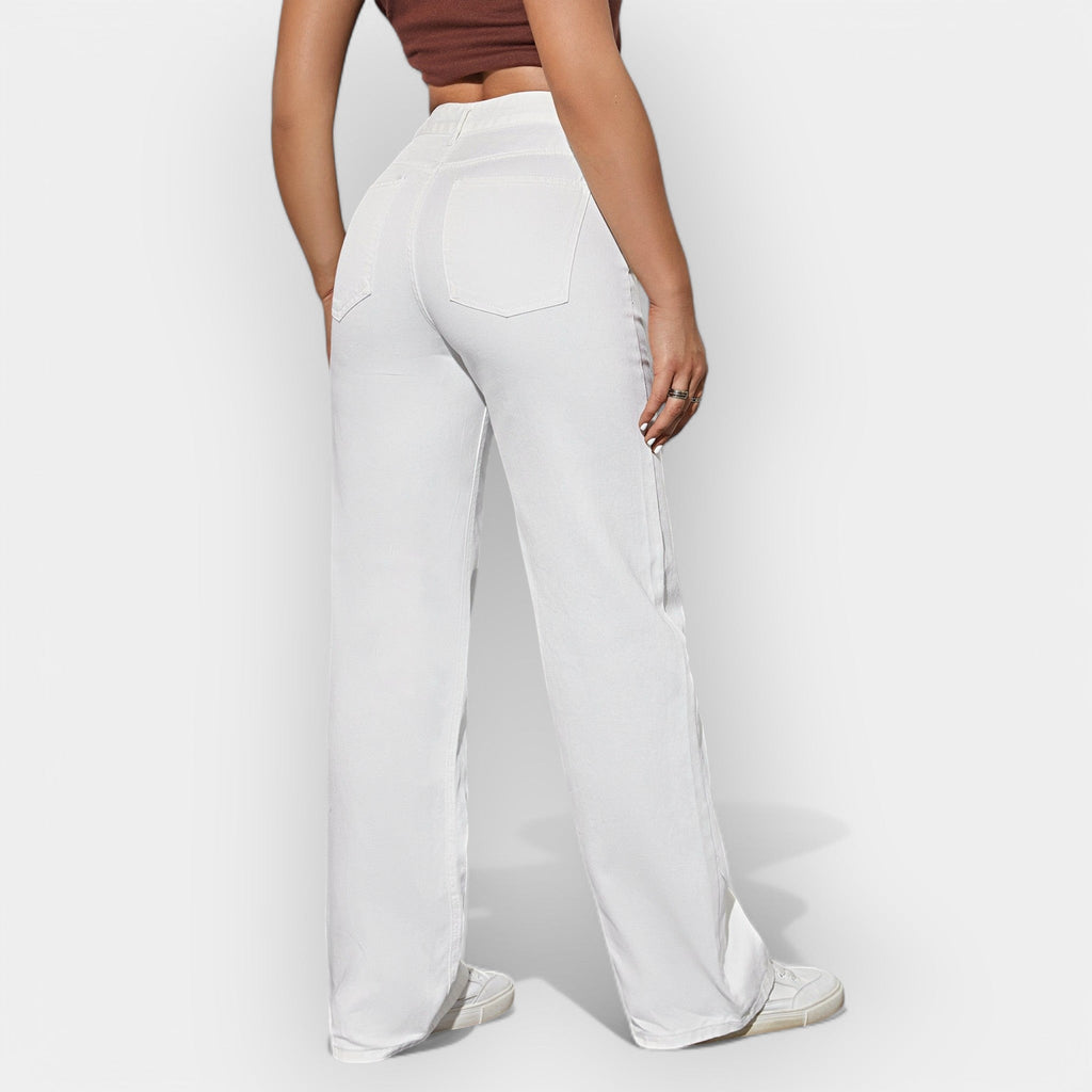 Timeless Straight Leg Jeans Classic Fit Denim Essential