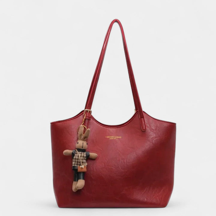 Glykeria Elegant Shoulder Bag Vintage Finish Eco Leather