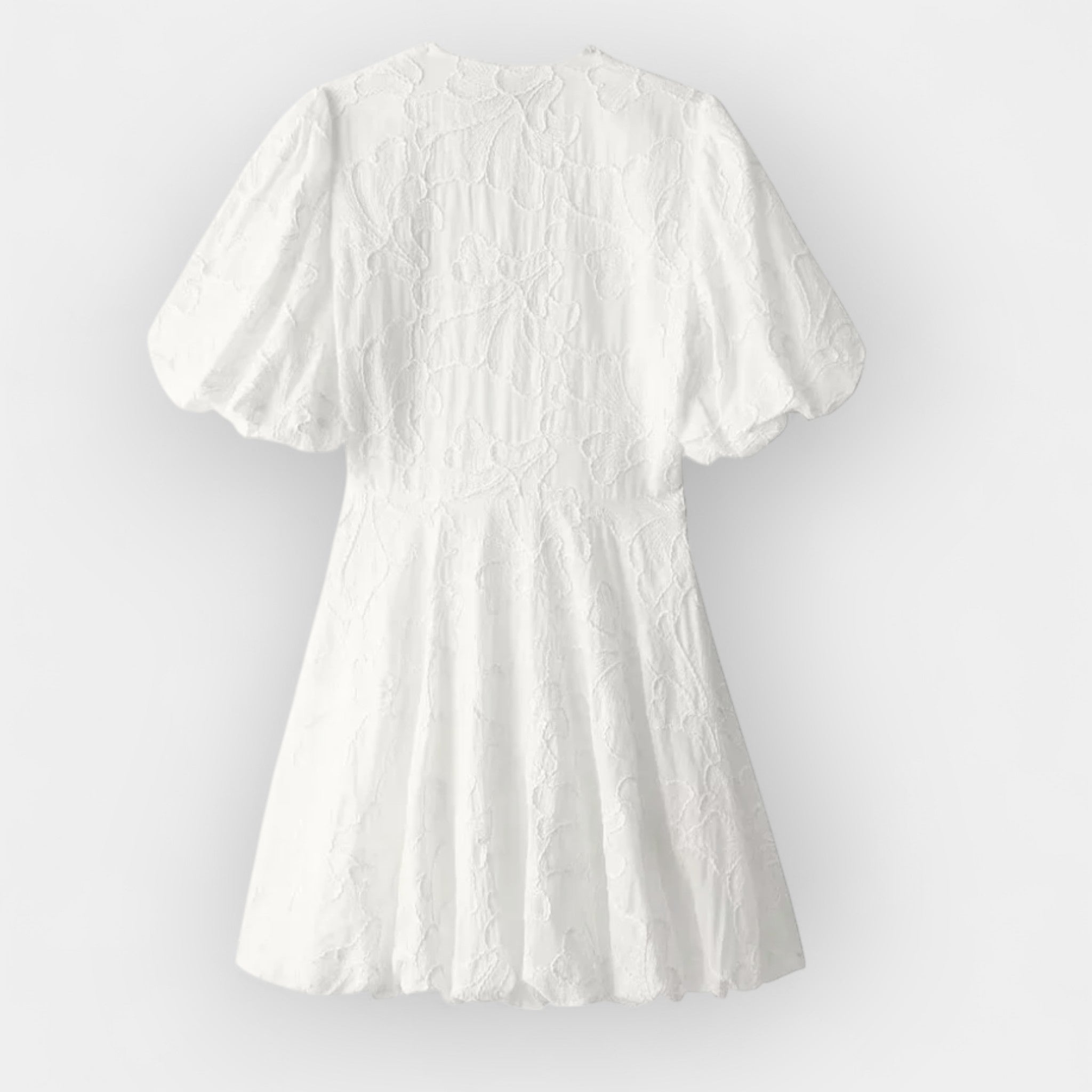 Airy White Dress with Breathable Lightweight Comfort