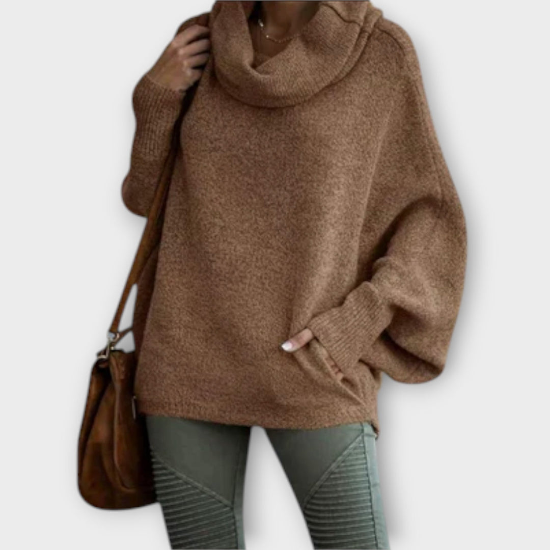 Ulrike Elegant Womens Jumper In Tortoiseshell Knit Wool