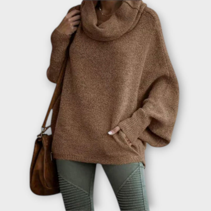 Ulrike Elegant Womens Jumper In Tortoiseshell Knit Wool