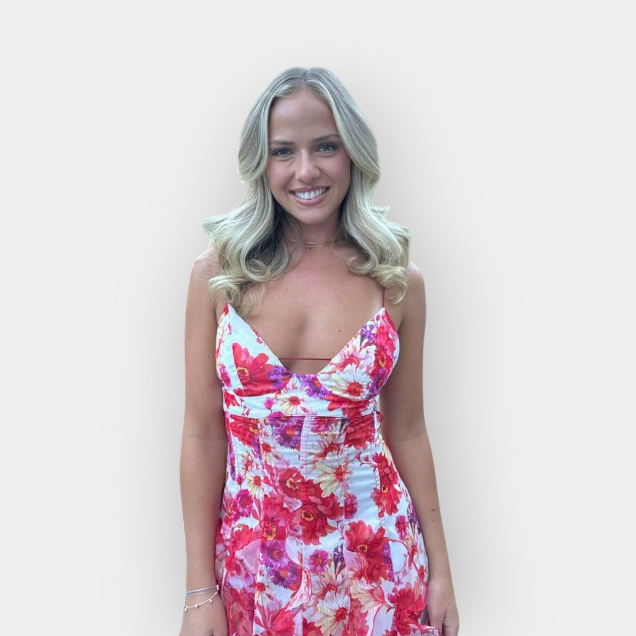 Floral Maxi Dress With Ruffles For Stylish Summer Evenings