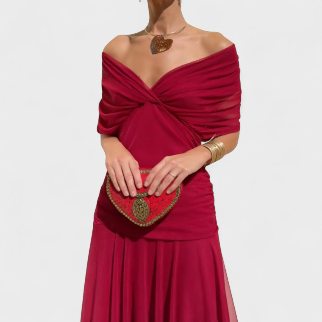 Eithne - Timeless Off-Shoulder Dress
