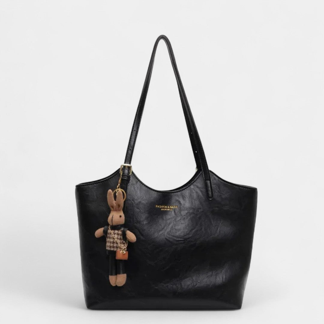 Glykeria Elegant Shoulder Bag Vintage Finish Eco Leather