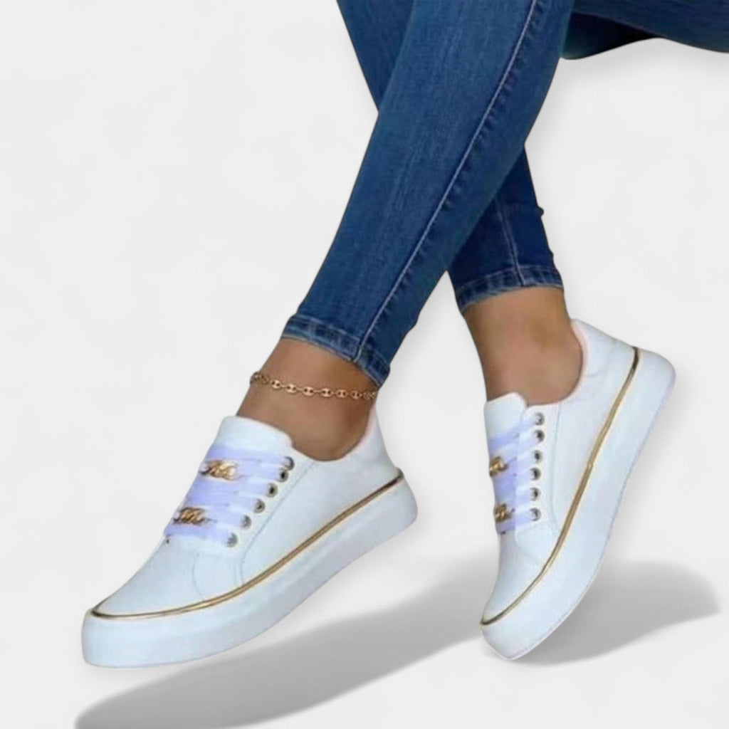 Elegant Walking Shoe With Orthopaedic Insole And Support