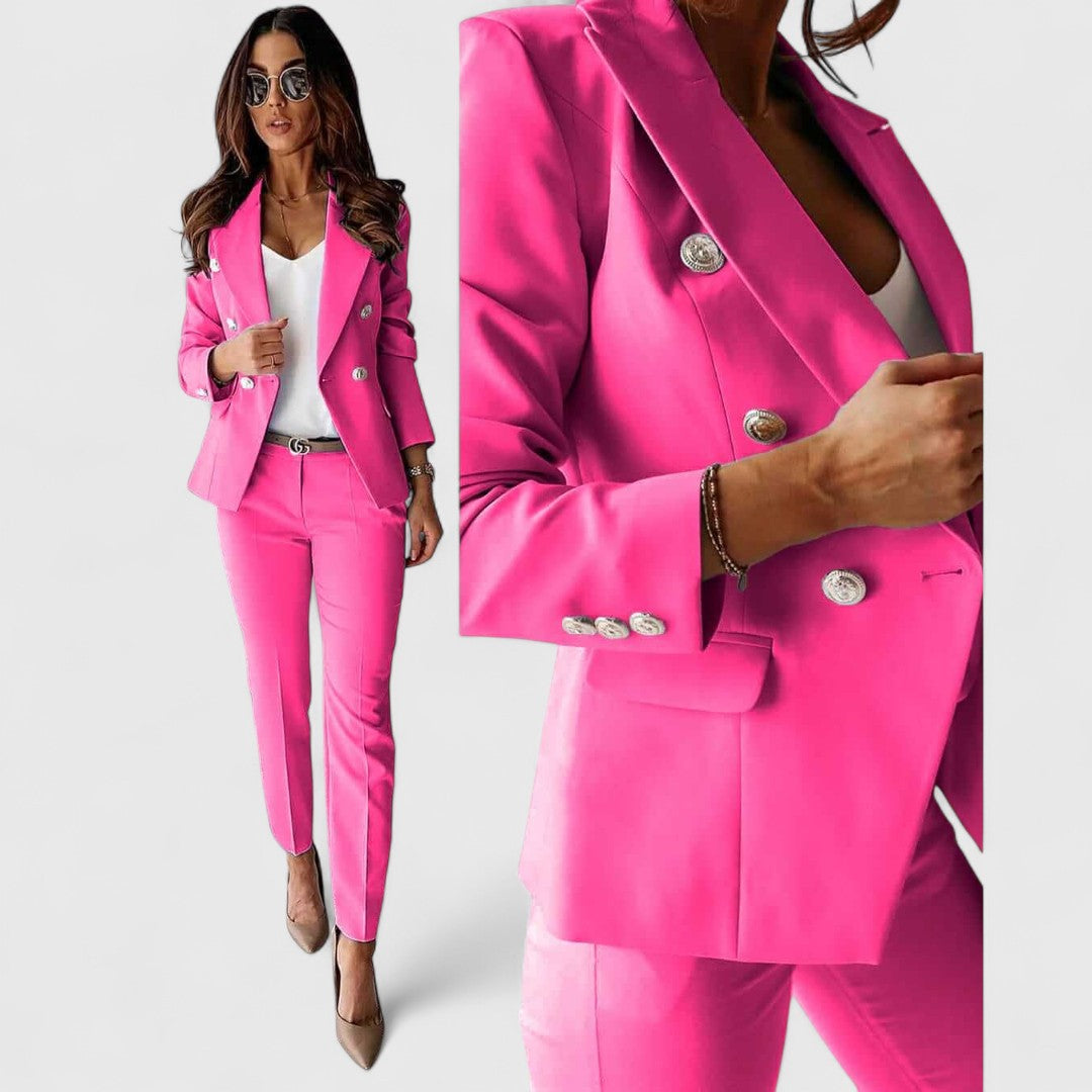 Galini Chic Suit With Blazer For Professional Look Premium