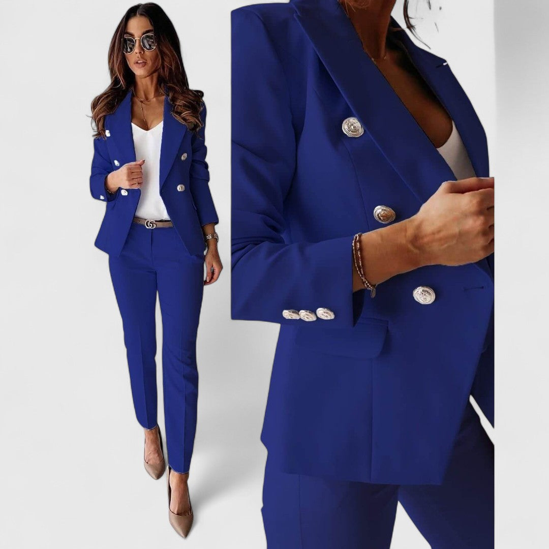 Galini Chic Suit With Blazer For Professional Look Premium