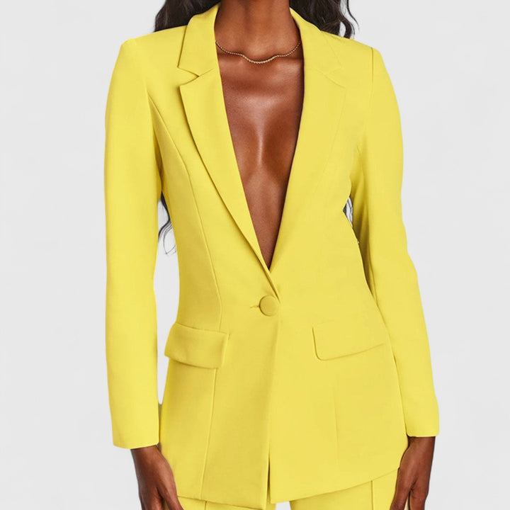 Matina Elegant Suit With Jacket And Trousers For Office