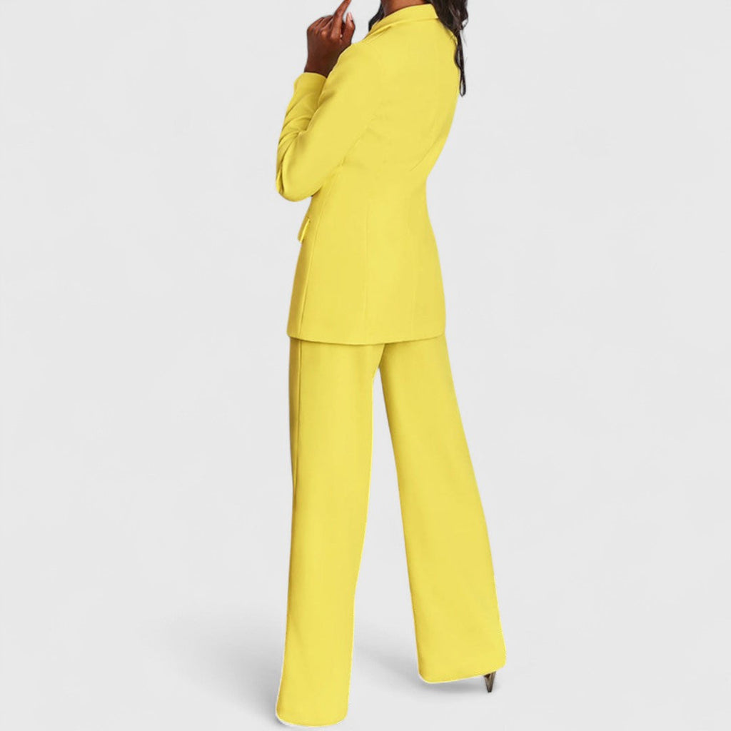 Matina Elegant Suit With Jacket And Trousers For Office