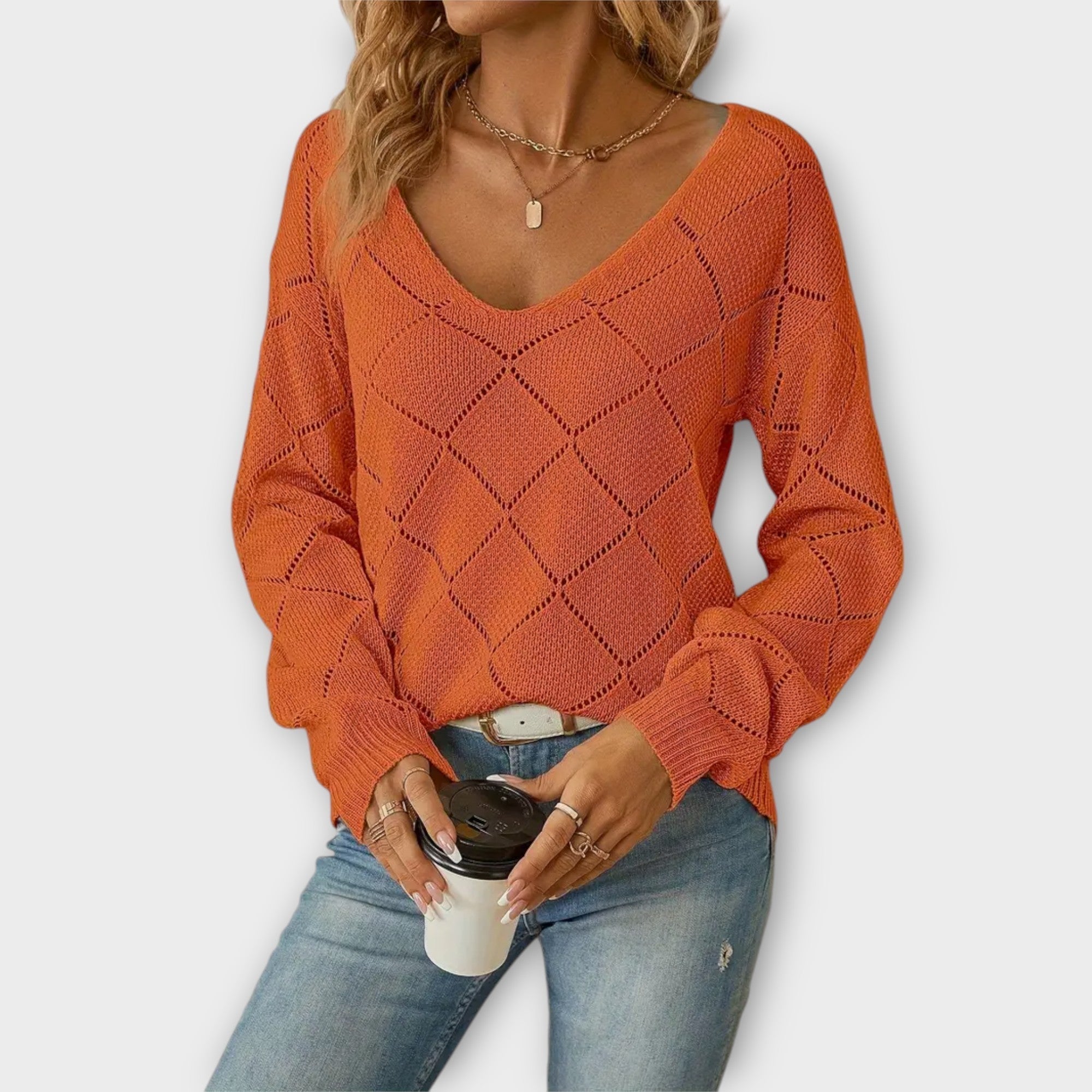 Evers Casual Womens Jumper Relaxed Fit Knitwear For Ladies