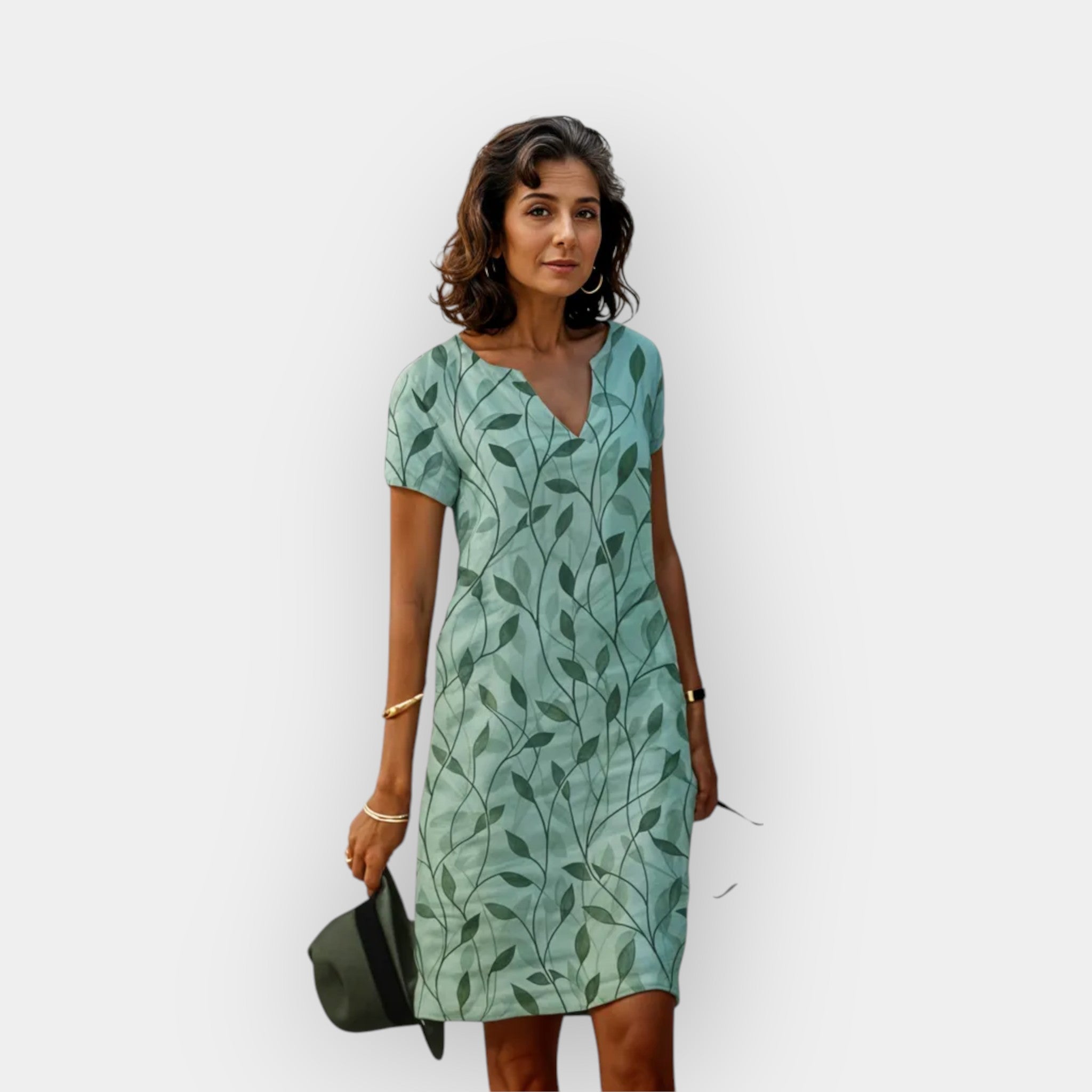 Flowy Summer Dress With Breathable Lightweight Fabric