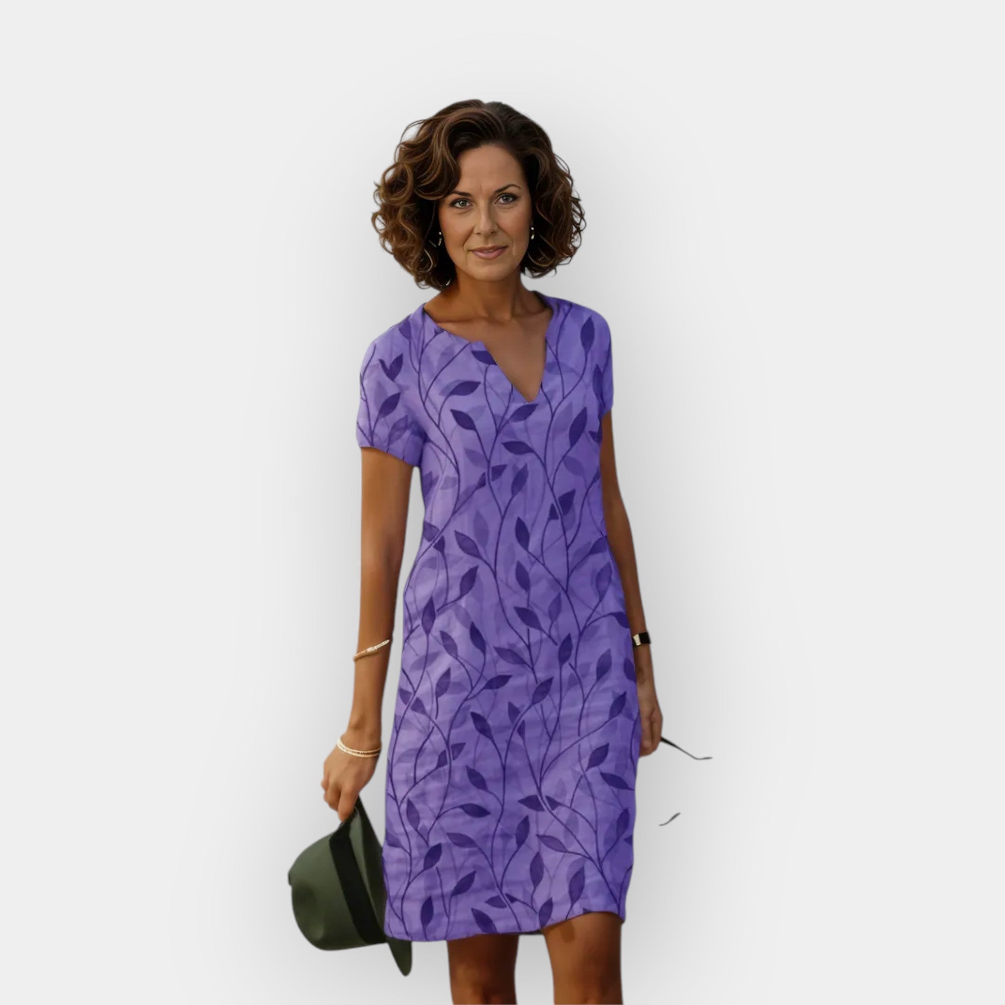 Flowy Summer Dress With Breathable Lightweight Fabric