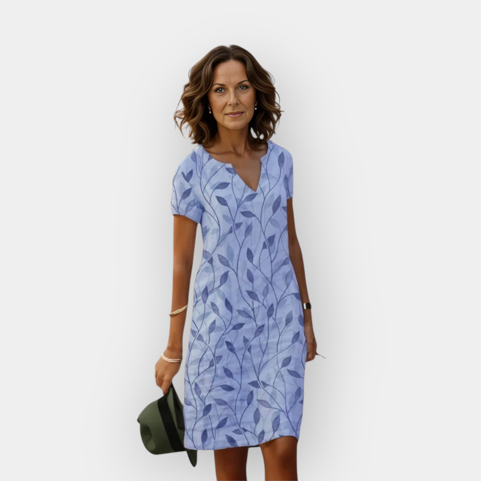 Flowy Summer Dress With Breathable Lightweight Fabric