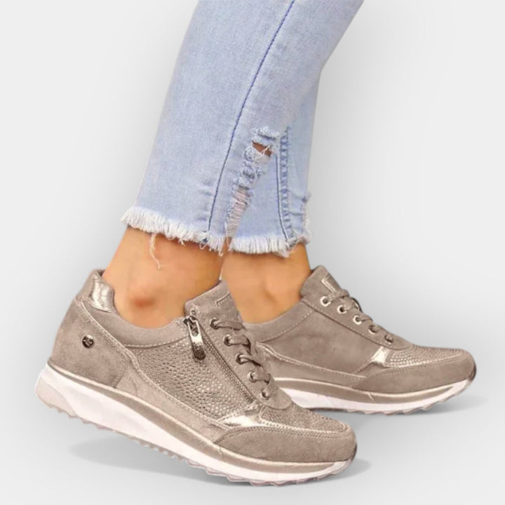 Ergonomic Sneakers With Zipper For All Day Comfort
