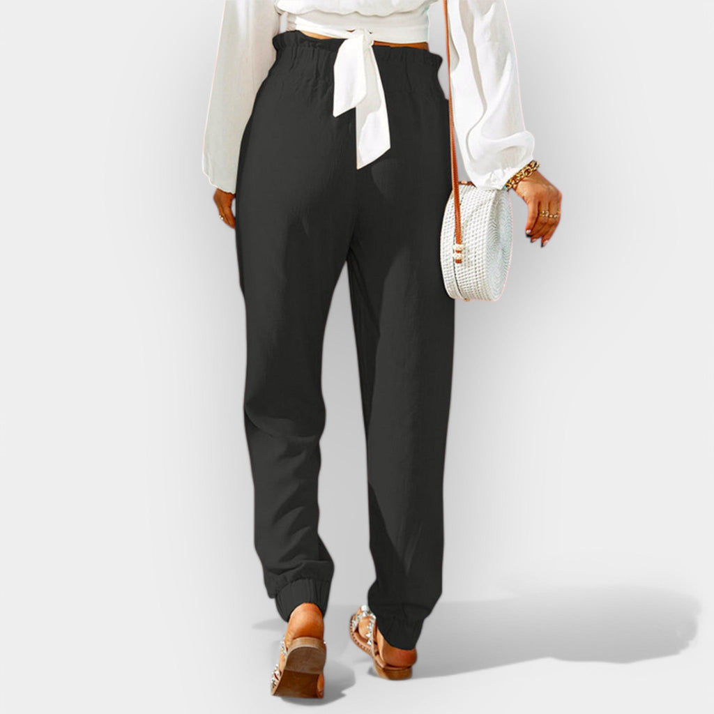 High Waisted Trousers With Elegant Silhouette Everyday