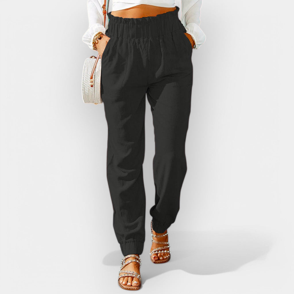 High Waisted Trousers With Elegant Silhouette Everyday