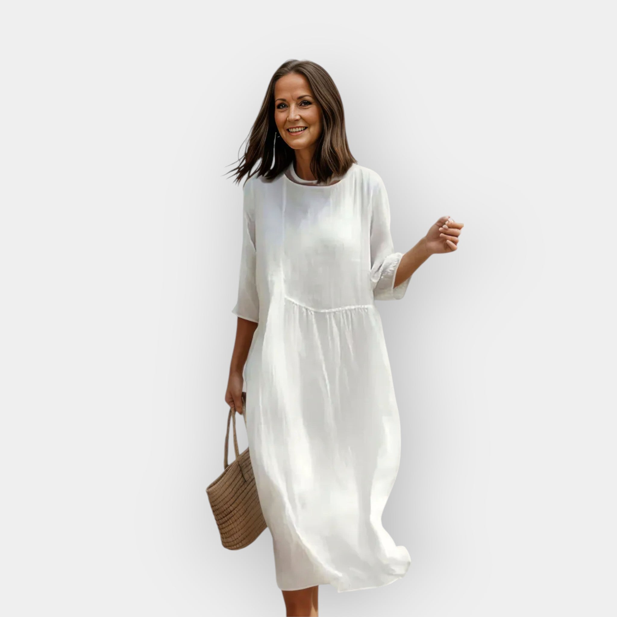 Flattering Belly Coverage Dress All Day Comfort Breathable