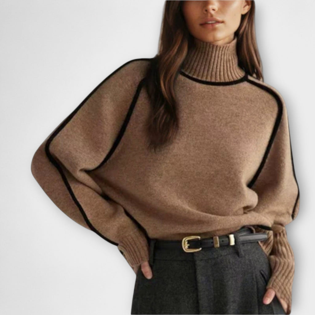 Emilie Soft And Elegant Rollneck Knit Jumper For Winter
