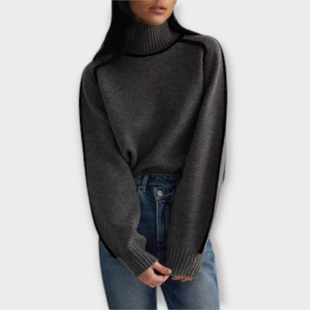 Emilie Soft And Elegant Rollneck Knit Jumper For Winter