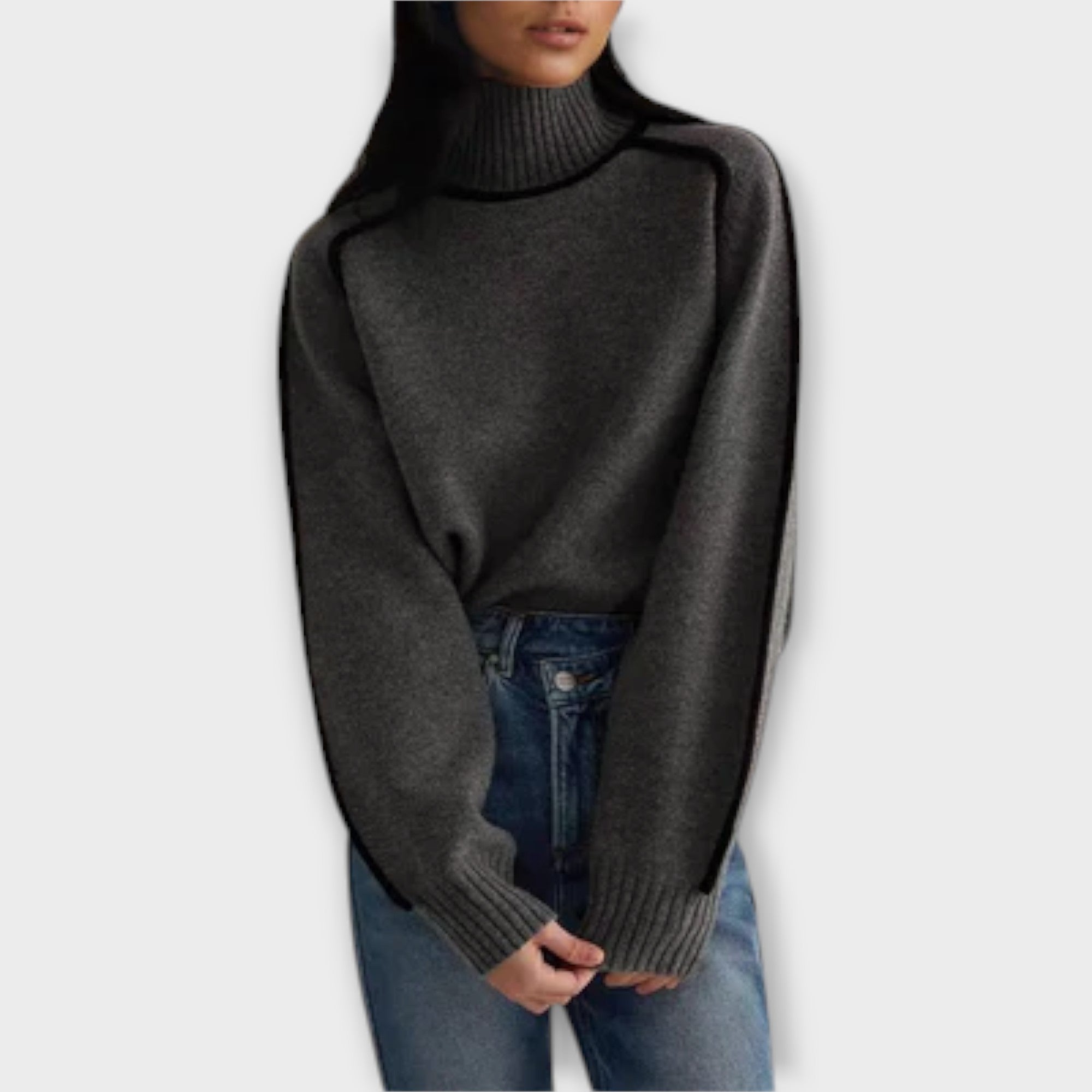 Emilie Soft And Elegant Rollneck Knit Jumper For Winter