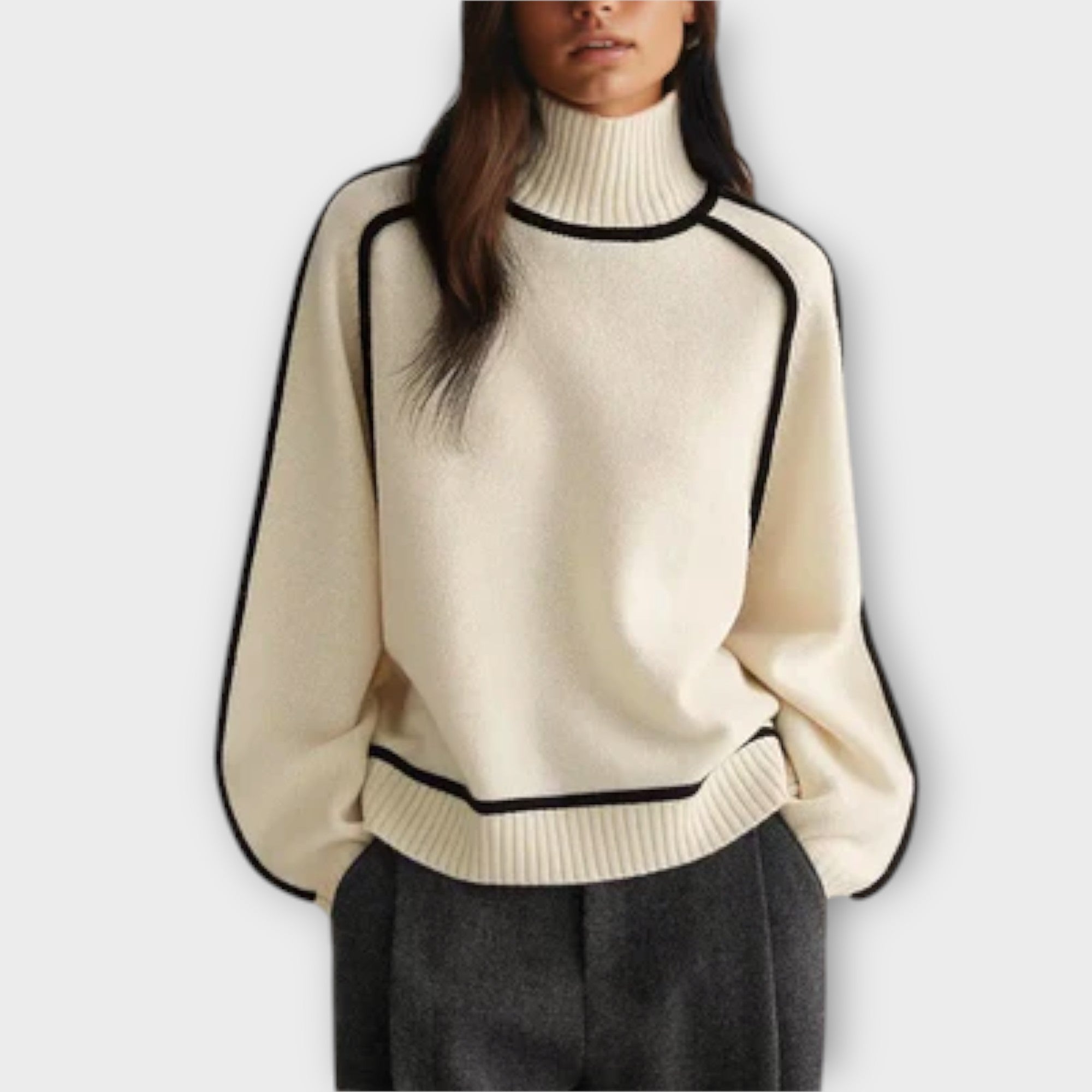 Emilie Soft And Elegant Rollneck Knit Jumper For Winter