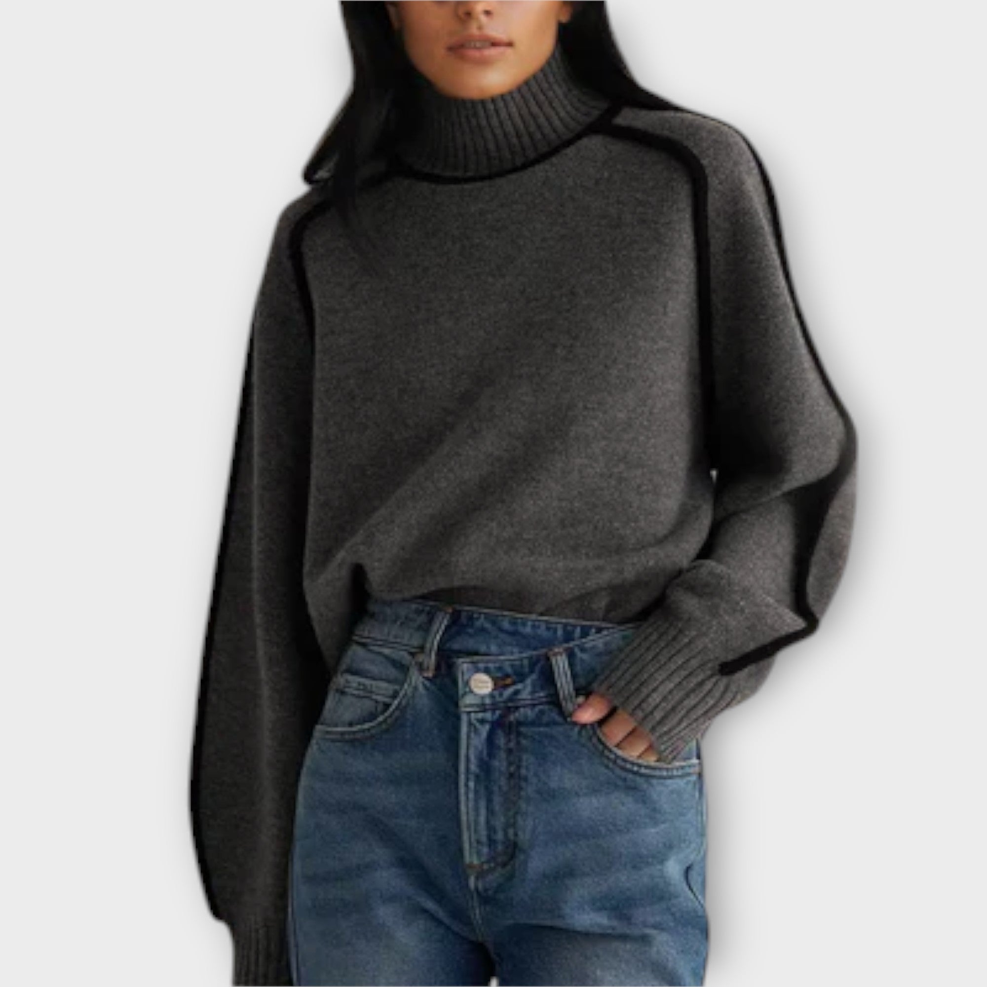 Emilie Soft And Elegant Rollneck Knit Jumper For Winter