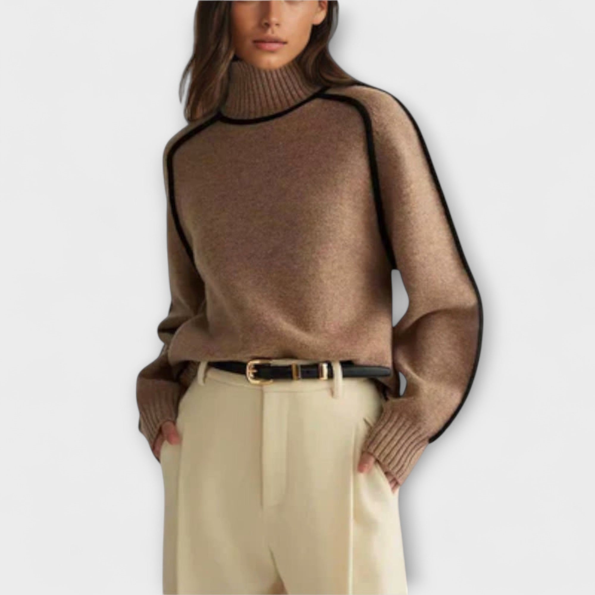Emilie Soft And Elegant Rollneck Knit Jumper For Winter