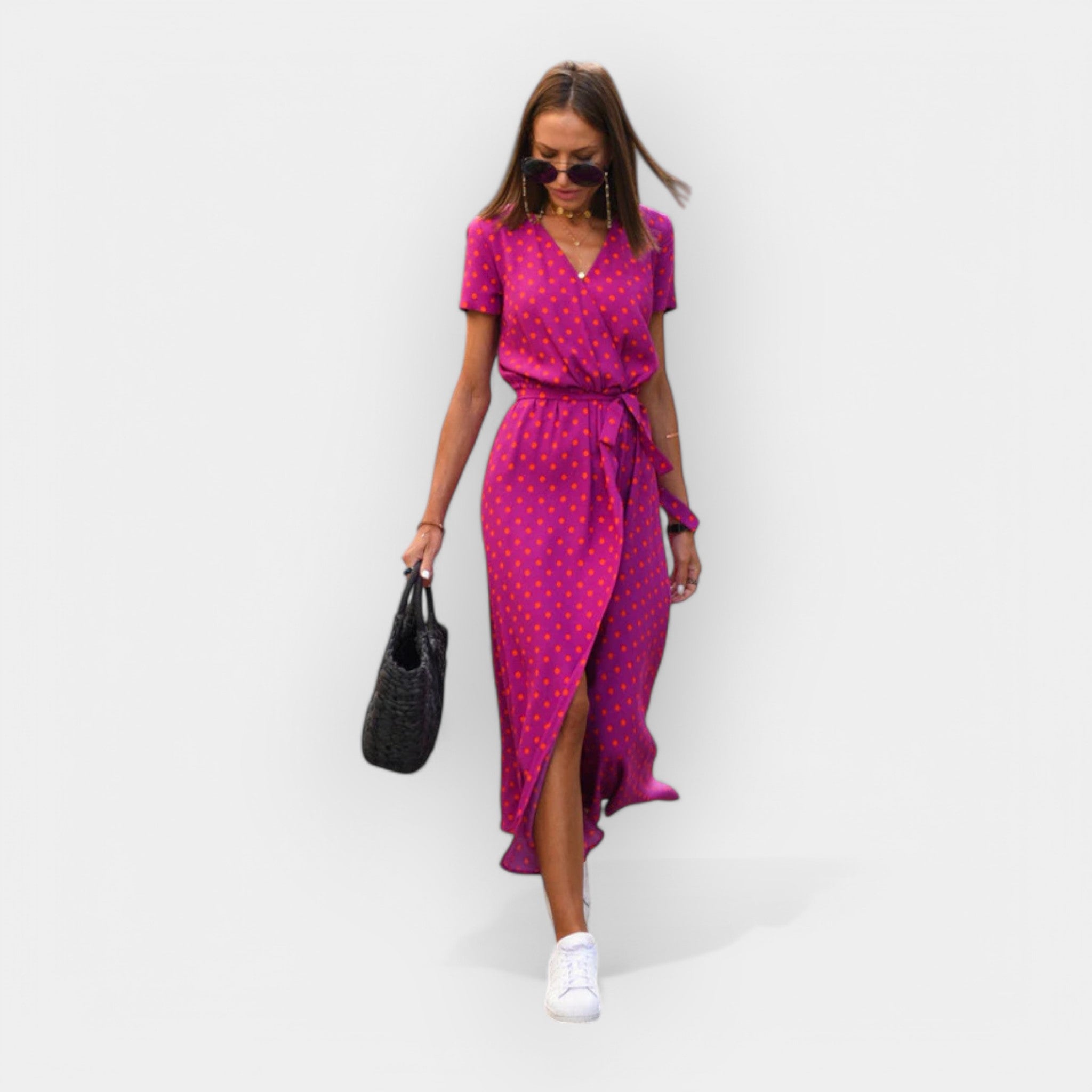 Comfortable Fit Dress With Timeless Silhouette For All Day