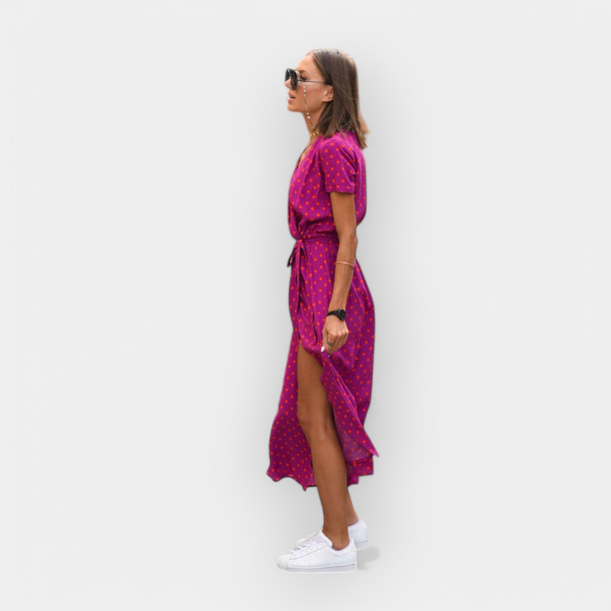 Comfortable Fit Dress With Timeless Silhouette For All Day